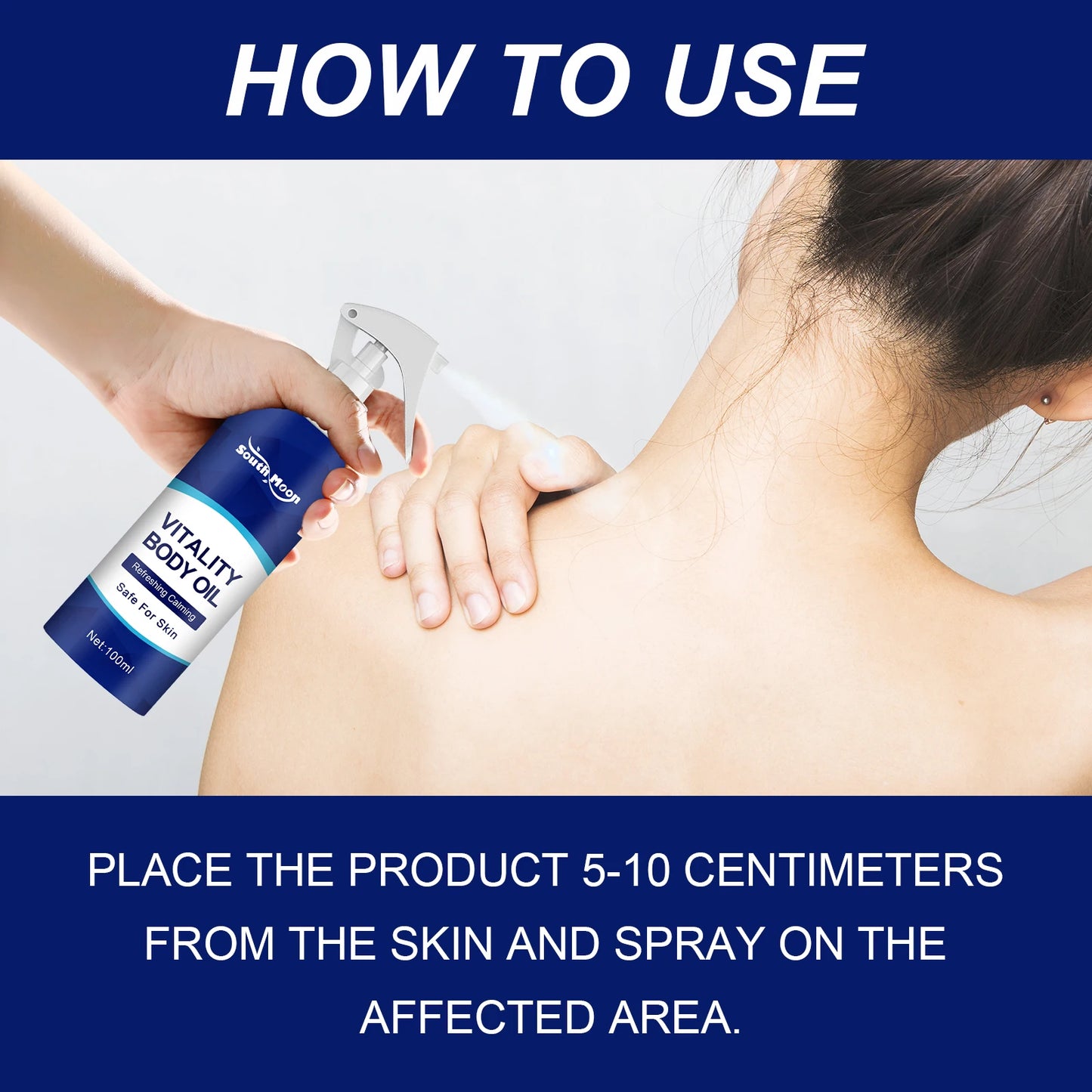 Joint Care Spray Backache Lumbar Spine Shoulders Neck Pain Therapy Spray Relieve Knees Tendons Discomfort Massage Care 100ml