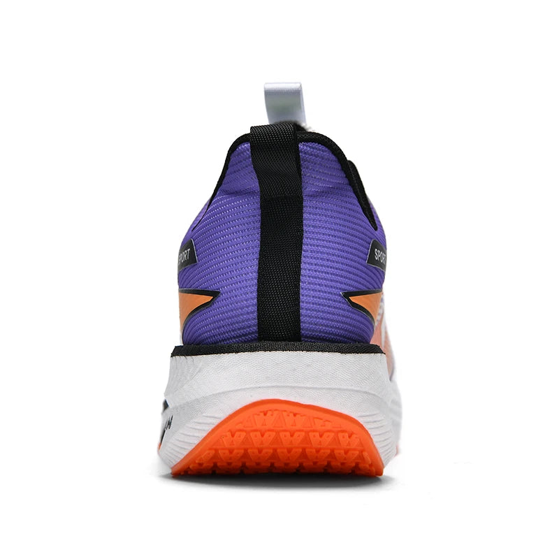 Couple Men's and Women's Carbon Plate Full-Length Summer Breathable Running Professional Breathable Running Shoes Shock-Absorbin