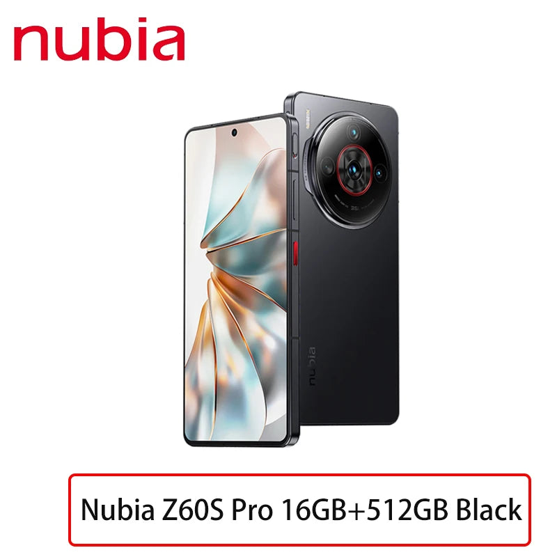Nubia Z60S Pro 6.78" Smartphone Snapdragon 8 Gen 2 5100mAh Battery 80W charge satellite communication AI Phone Global Version