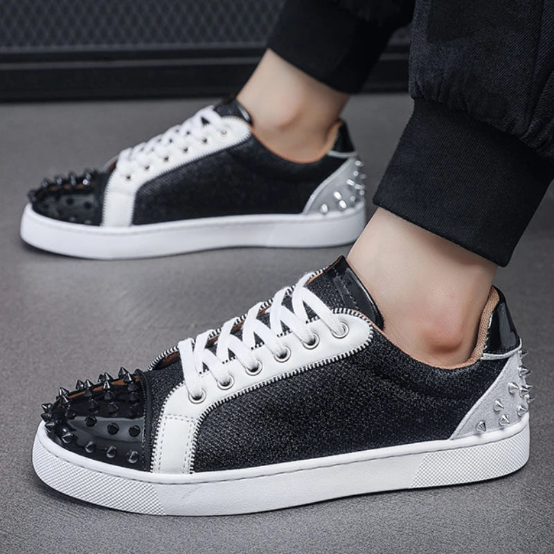 High Quality Mens Sneakers Non-slip Men Casual Shoes Fashion Outdoor Walking Shoe Designer Platform Shoes Lace-up Mens Shoes