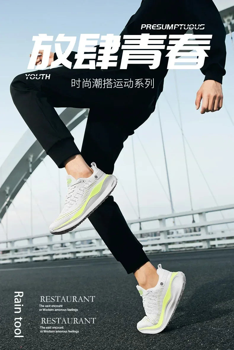 2025 v Fashion Men Sneakers Mesh Casual Shoes Lac-up Men Shoes Lightweight Vulcanize Shoes Walking Sneakers Zapatillas Hombre