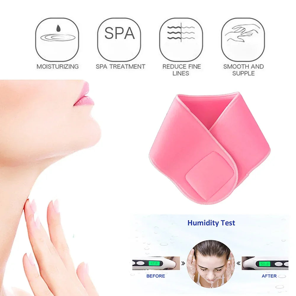 Tcare Neck Mask GEL Reusable Silicone Care Neck Pad Neck Tape Wrinkle Pads for Neck Treatment Prevention Anti Wrinkle Remover