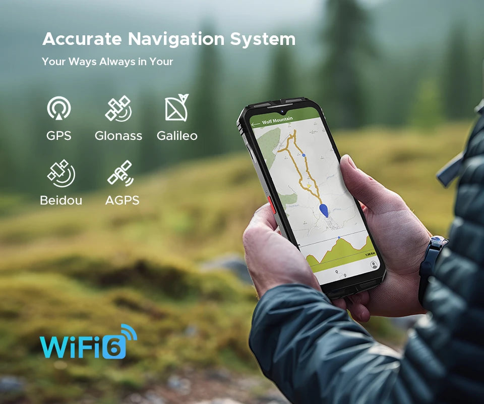 DOOGEE S118 Pro 5G Rugged Phone dimension 7050 6.6 ''FHD 120Hz 8GB RAM 512GB ROM 10800mAh Battery Cell Phone NFC Mobilephones