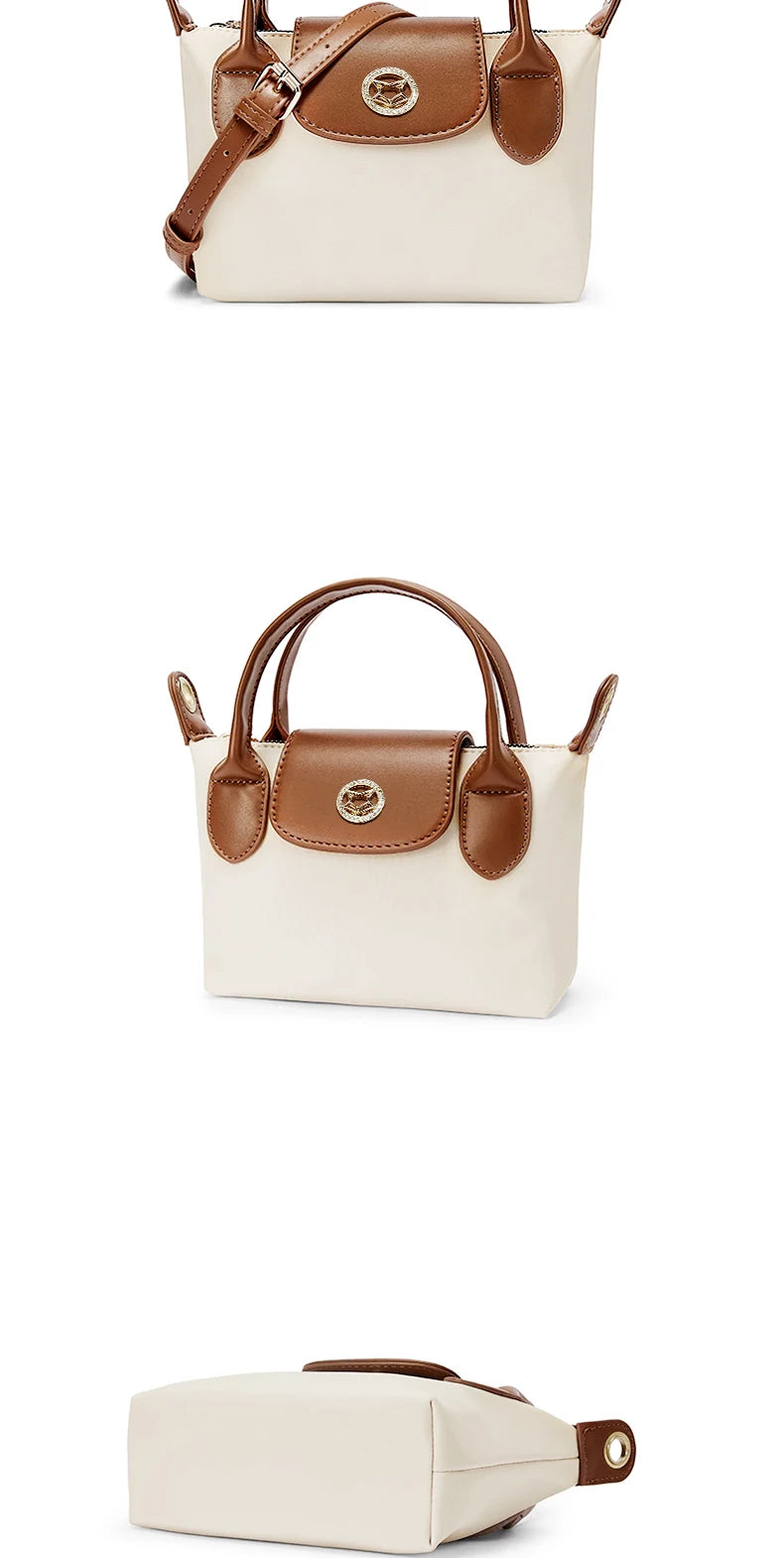 FOXER Fashion Women's Handbag Trapeze Bag 2025 New Summer Casual Crossbody Purse Female Shoulder Bag as Gift