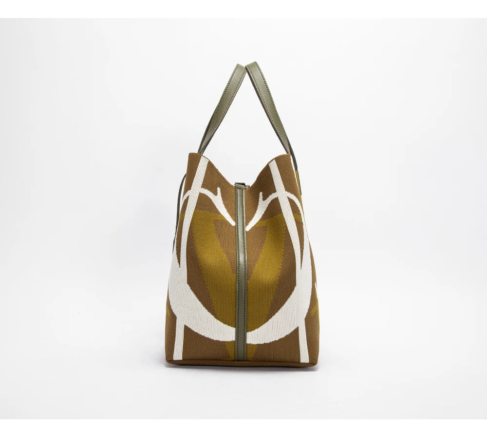 Multi-coloured Colour Retro Style Women's Large Capacity Handbags Multi-coloured Available Classic Multi-purpose Women's Handbag