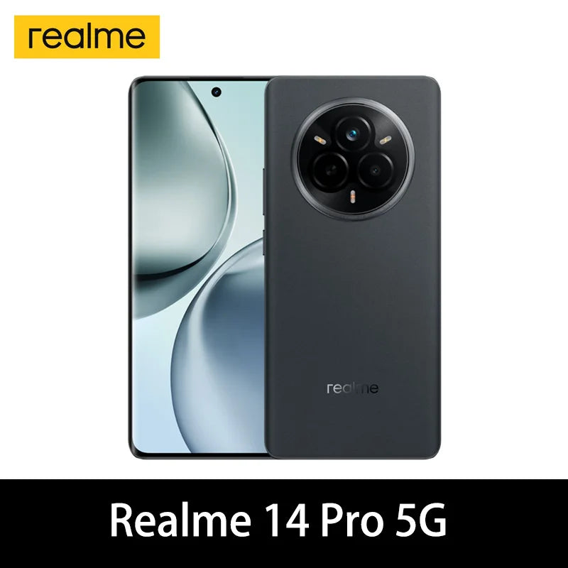 Realme 14 Pro 5G NFC smart phones dimension 7300 Energy 120 Hz 50 MP camera 6000 mAh battery charger not included