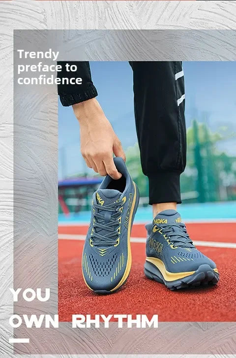 Running Shoes Carbon Board Speciality Marathon Men Sports Breathable Lightweight Women's Comfortable Athletic Nonskid Sneakers