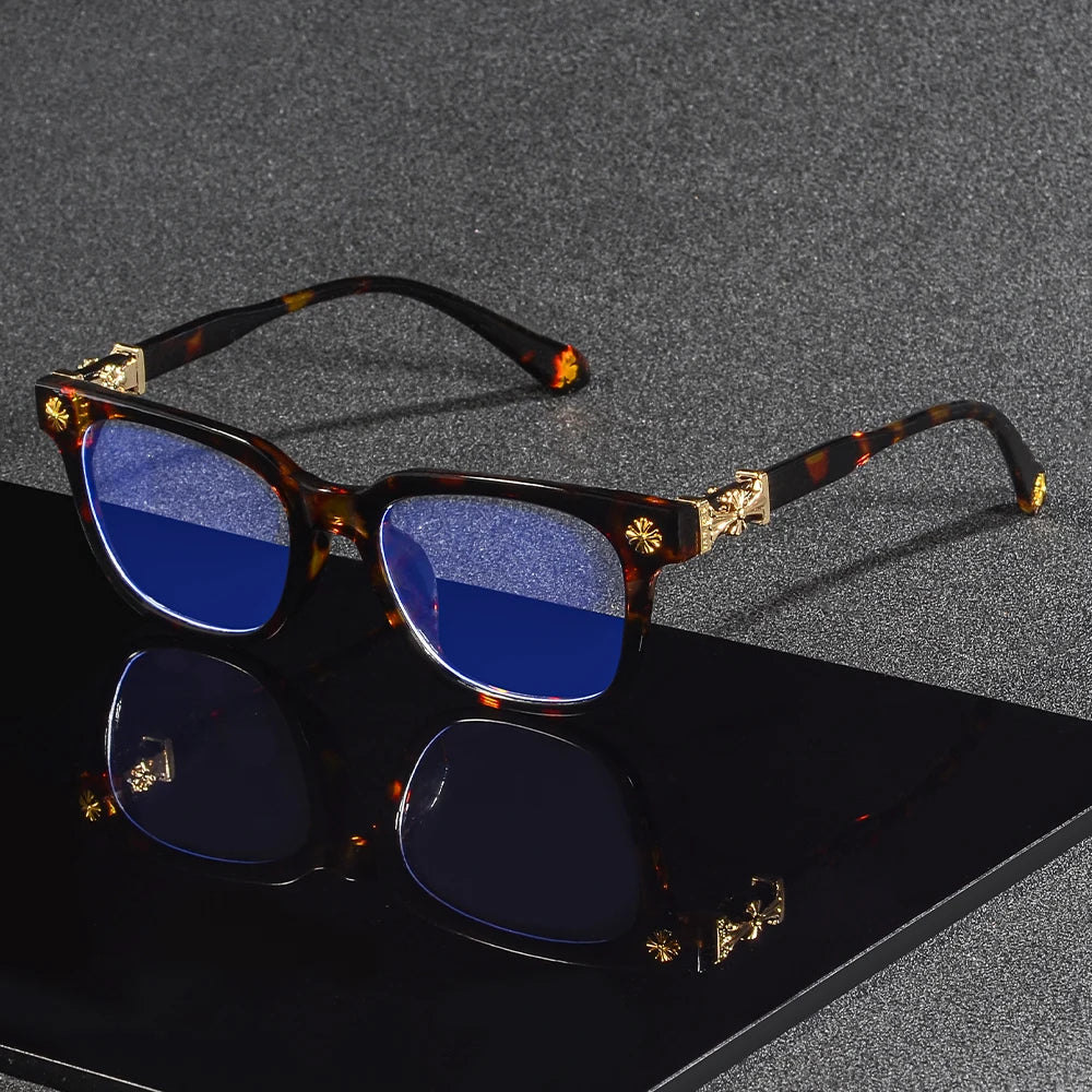 CRIXALIS Classic Square Anti Blue Light Glasses Reading Books Glasses Women And Men Prescription Glasses Computer Eyeglasses