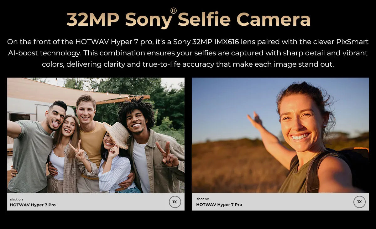 HOTWAV Hyper 7 Pro 36GB(16+20) 256GB 5G Smartphone 200MP 6.6'' FHD+ 120Hz 10800mAh 33W Android 14 Rugged Cell Phone