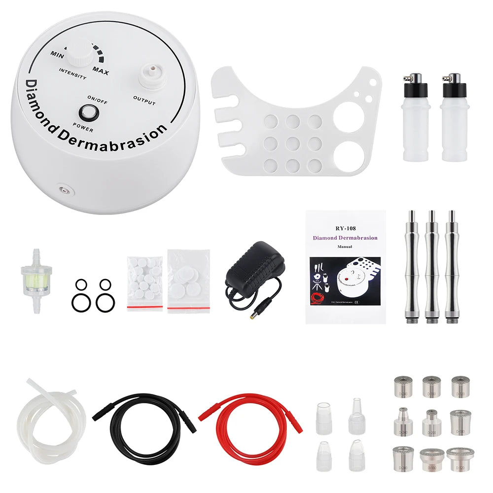 Professional Diamond Microdermabrasion Machine Water Spray Exfoliation Face Peeling Beauty Machine Pore Deep Cleaning Skin Care