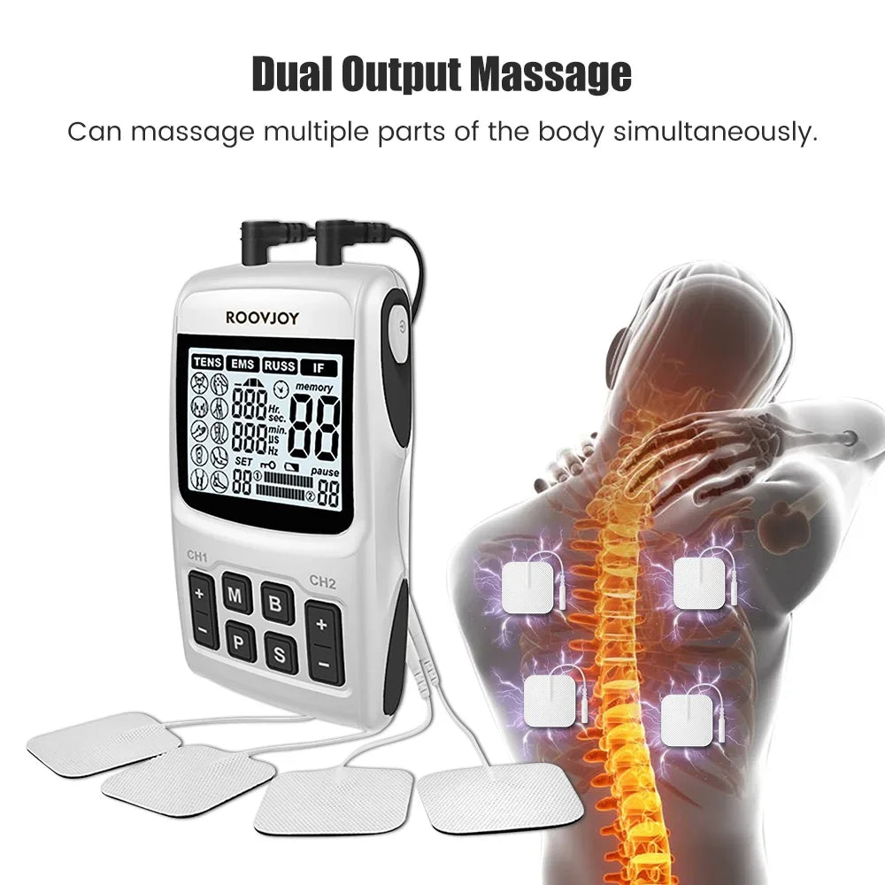 Electrostimulation Russian Wave Electric  Ems Muscle Stimulator Tens Unit Machine Professional Ems Acupenture Body Massager