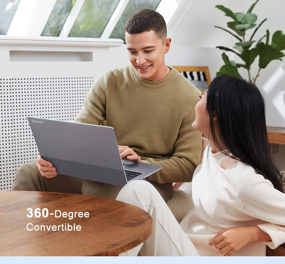 Ninkear YBOOK15 Laptop AMD Ryzen 3 3200U 15.6 Inch 360° Flip FHD IPS 1920*1080 Touchscreen 16G+512GB Backlit Keyboard Windows 11