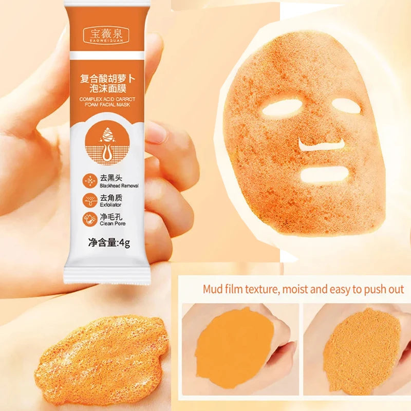 Bubble Face Cleaning Mask Blackhead Remove Pore Shrink Controlling Oil Moisturizing Whitening Brighten Skin Tone Fade Acne Scars