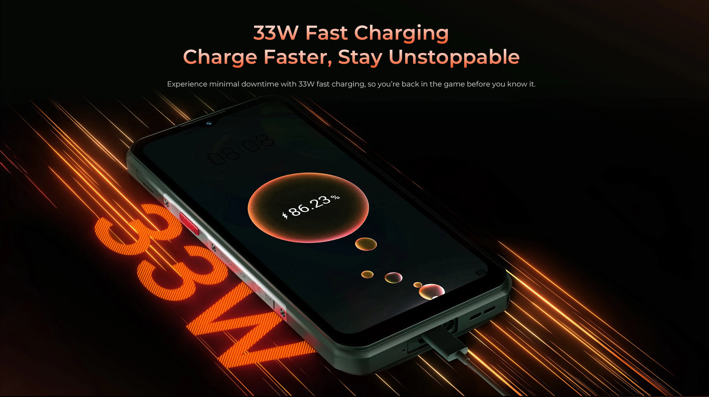 Oukitel WP55 Pro 11000mAh Rugged Smartphone 5G 11000mAh 48GB+512GB Andiron 15 64MP 33W Fast Charging NFC Cell Phone