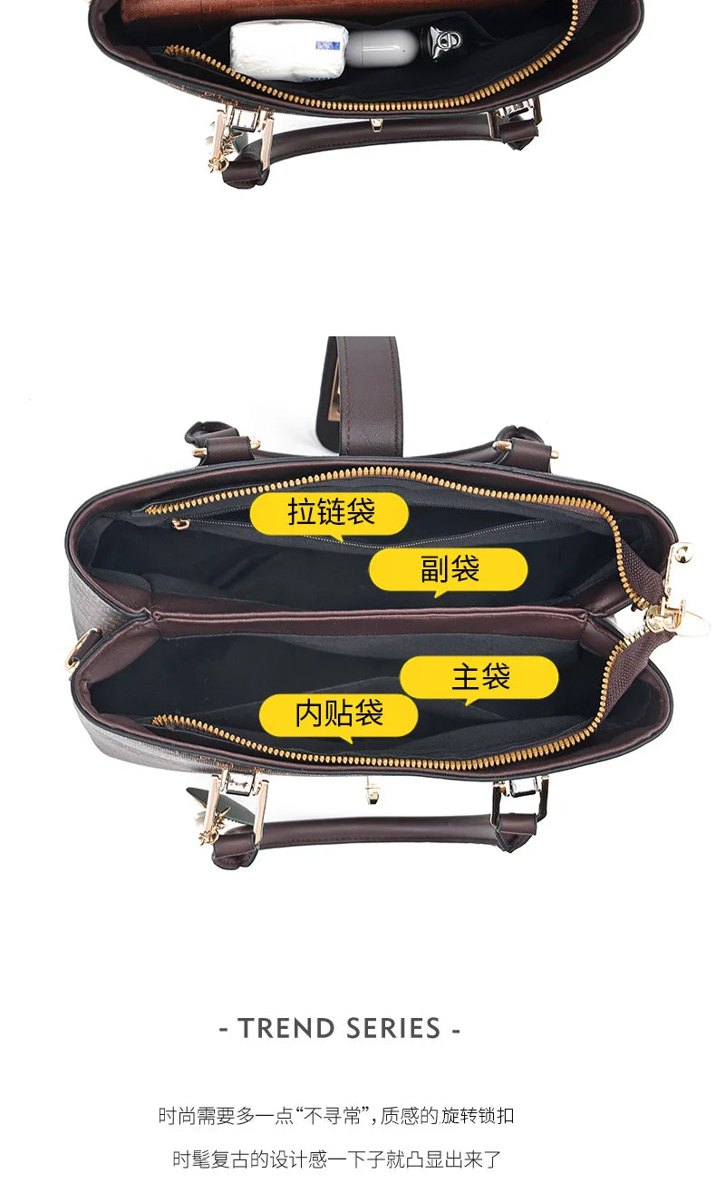 Luxury Brand Designer Women's Handbag Fashion New Shoulder Bag Women's Large Capacity High-quality Crossbody Bag Tote Bag Women