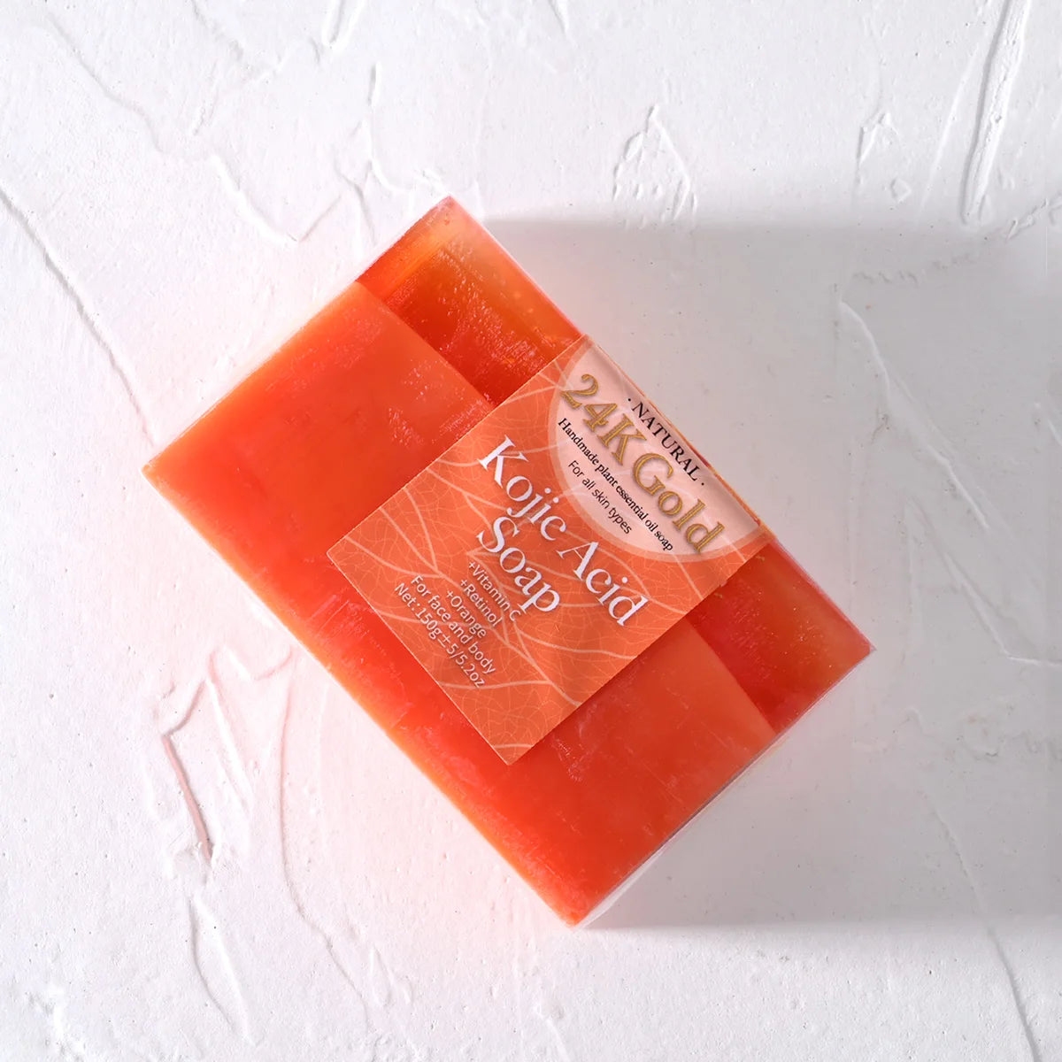 150G QS Kojic Acid Essential Oil Moisturizing Cleansing Soap Deep Cleaning Handmade Soap Facial Cleaning Shower Soap