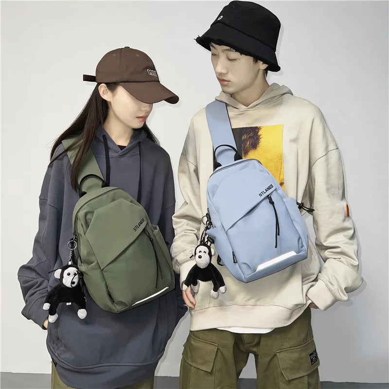 Fashion New Waist Bag Street Trend Chest Pack Shoulder Bag Unisex High Quality Nylon Belt Bags Brand Designer Phone Pack Purse