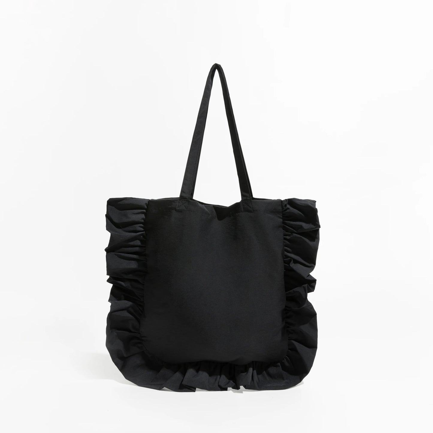 MABULA Ruffled Women's Casual Shopper Handbag Ruched Chic Ultra Thin Shoulder Hobo Purse Large Capacity Tote Bag for work