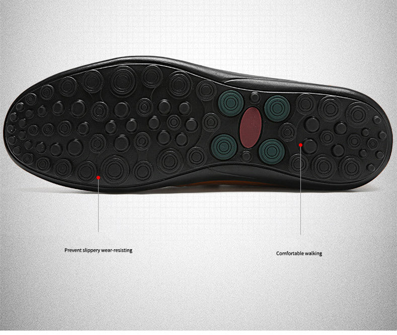 Men Shoes Casual Luxury Brand Genuine Leather Italian Men Loafers Moccasins Slip on Mens Driving Shoes Black Brown Plus Size 47