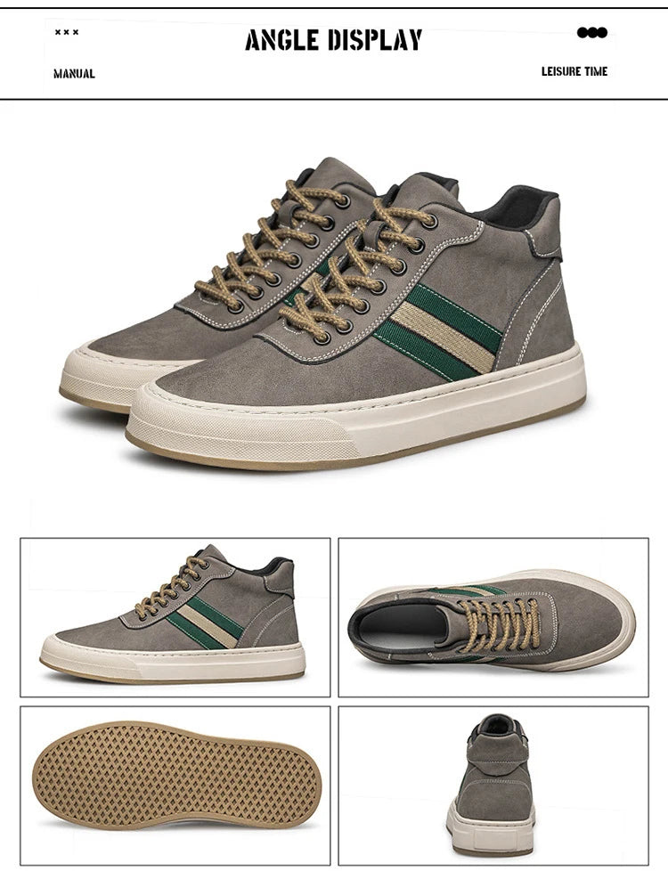 Men's Elevator Shoes Increase 6cm Sneakers Men Sports Shoes Leisure Inner Height Increasing Shoes Hidden Heels Shoes Size 38-44