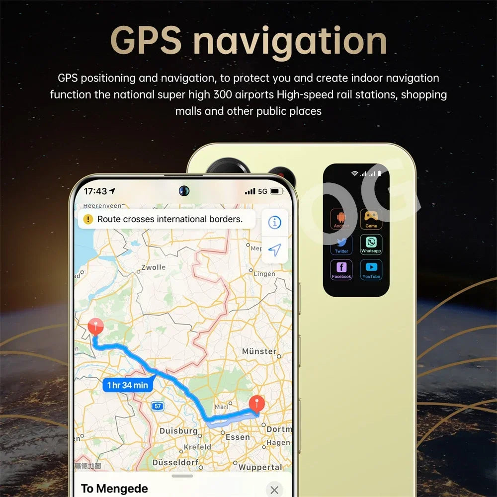 S+ 25 Ultra Global Version Original 7.3HD Mobile Phones 4G 5G Dual Sim Card Cell Phone Android 14 Smartphone 7800mAh Cellphone