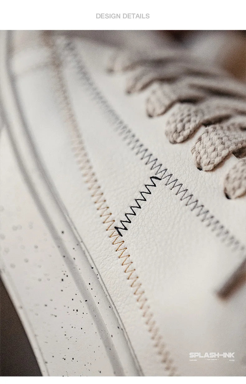 Maden Splash Ink Retro Board Shoes Men's Summer New Low Top Casual Shoes Versatile Rubber Thick Bottom Board Shoes Sneakers