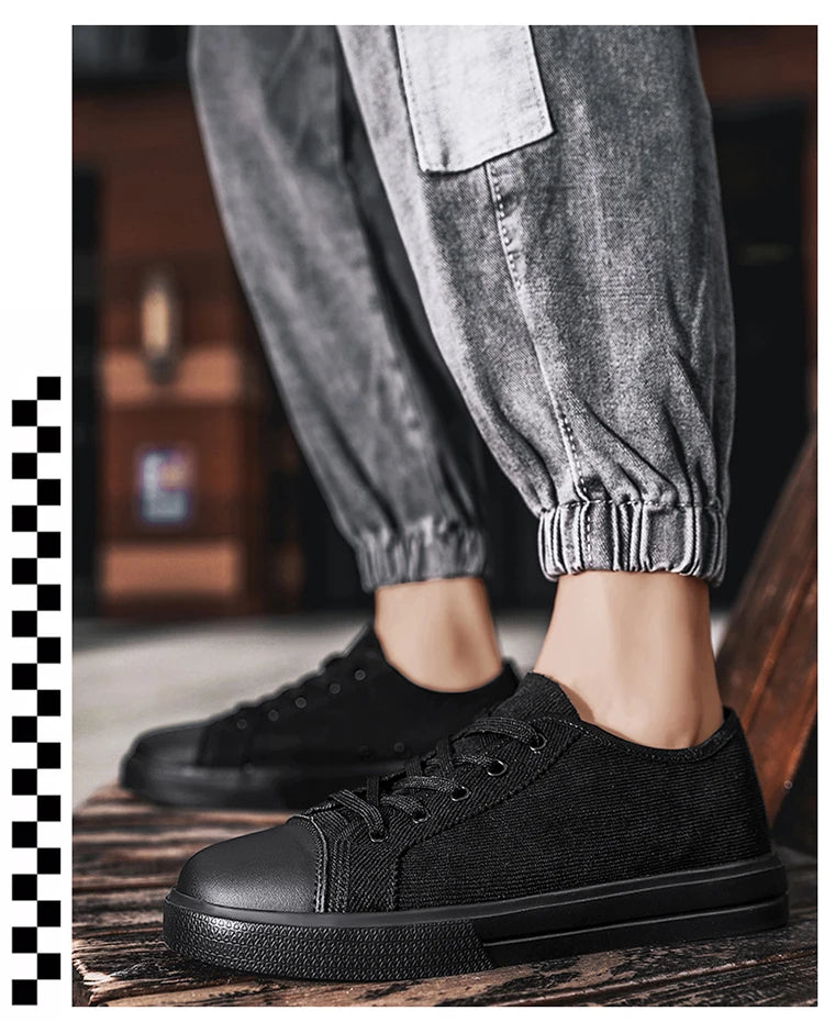 Men Canvas Sneakers Comfort Outdoor Walking Footwear Flat Casual skateboard Sports Shoes Skate Shoes Zapatos Hombe 2023