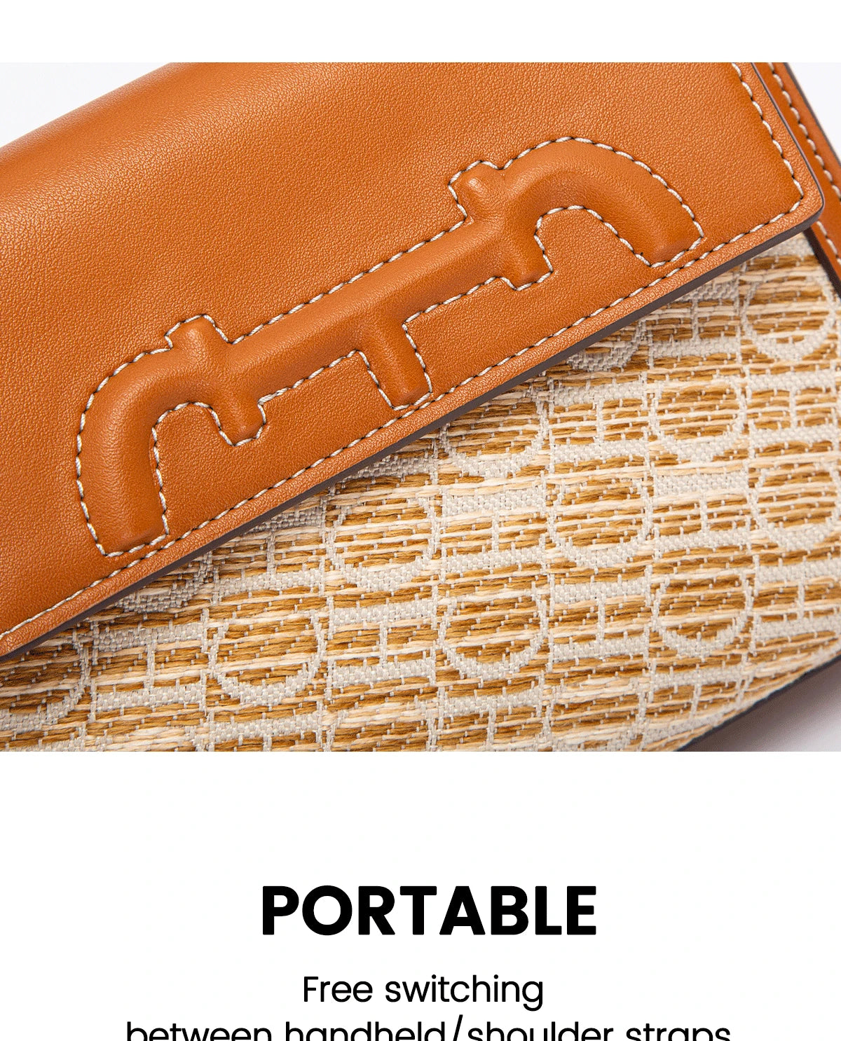 CHCH Women's Shoulder Bag New Handheld Flip Panel Panel Design Handbag