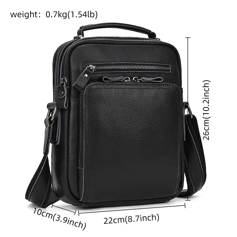 Newsbirds Leather Shoulder Bag Vintage Style Crossbody Bag Books School Bag Of Men Male Daily Messenger Bag Crazy Horse Skin