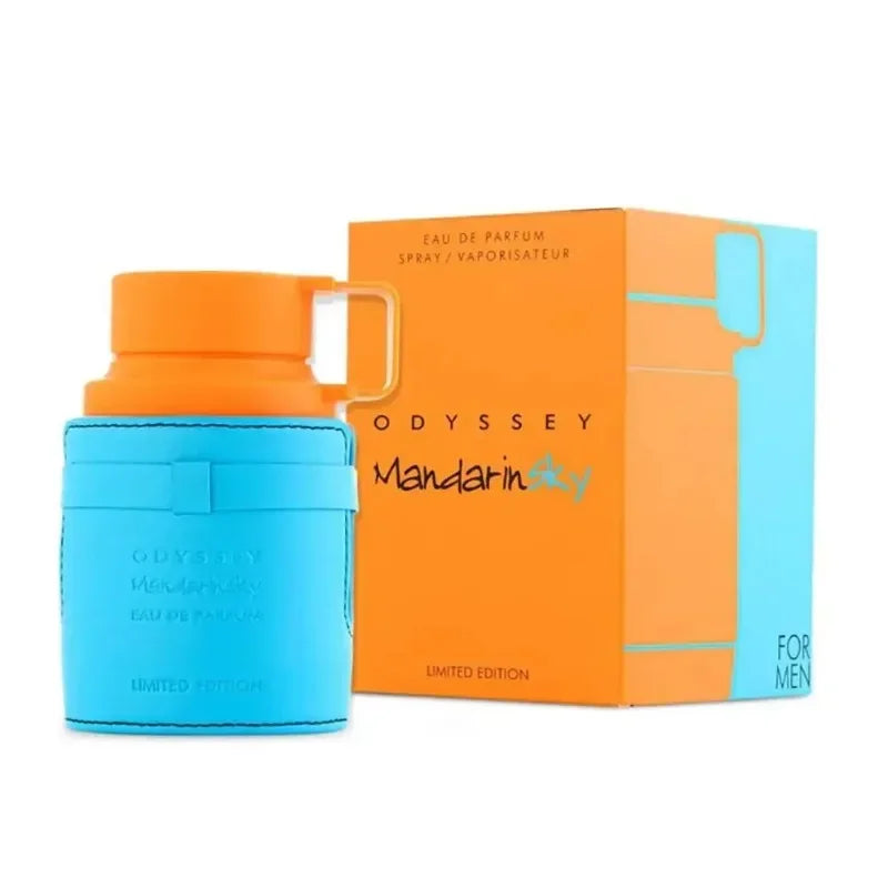 3.4 盎司/100 毫升原廠奧德賽柑橘香水高品質男士古龍水身體噴霧優質持久柑橘香味