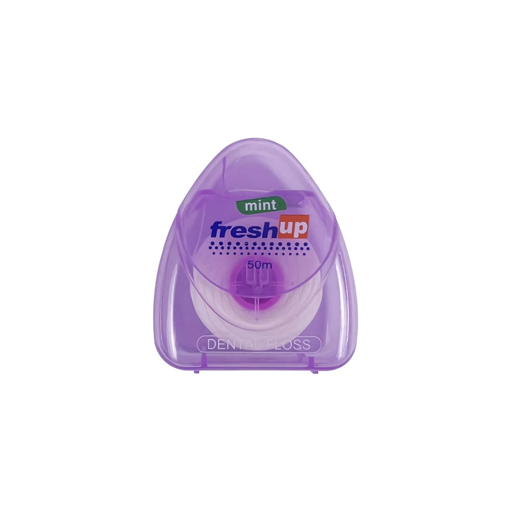 Portable Dental Floss Teeth Clean Oral Care Tooth Cleaner Teeth Gap Cleaning Polymer 50M Clean Wire Mint Toothpick Cleaning
