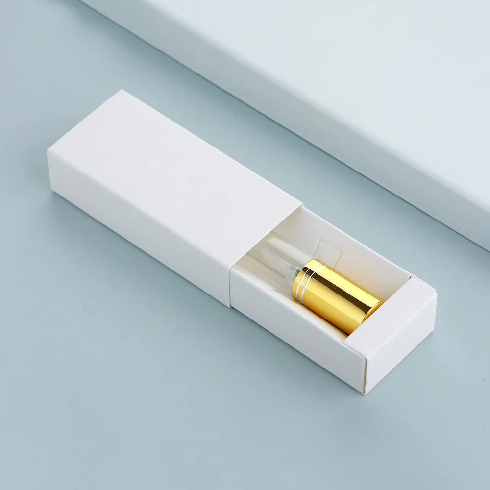 50 件/批 5ml 香水瓶配香水紙盒香水可填充霧化器噴霧瓶噴霧器定制 LOGO 另付費