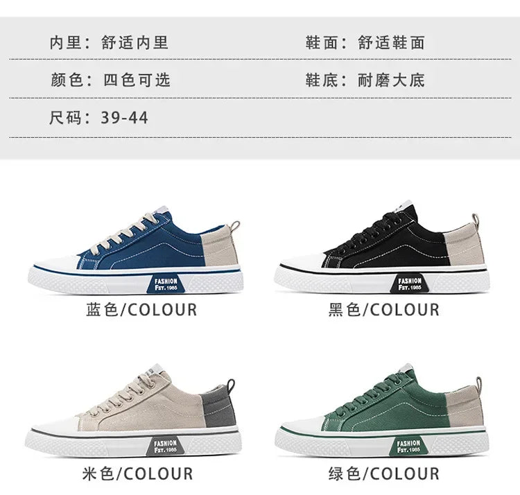 High Quality Men Canvas Shoes Original Designer Casual Shoes Hot Sale Sneakers for Men Platform Vulcanize Shoe Zapatillas Hombre