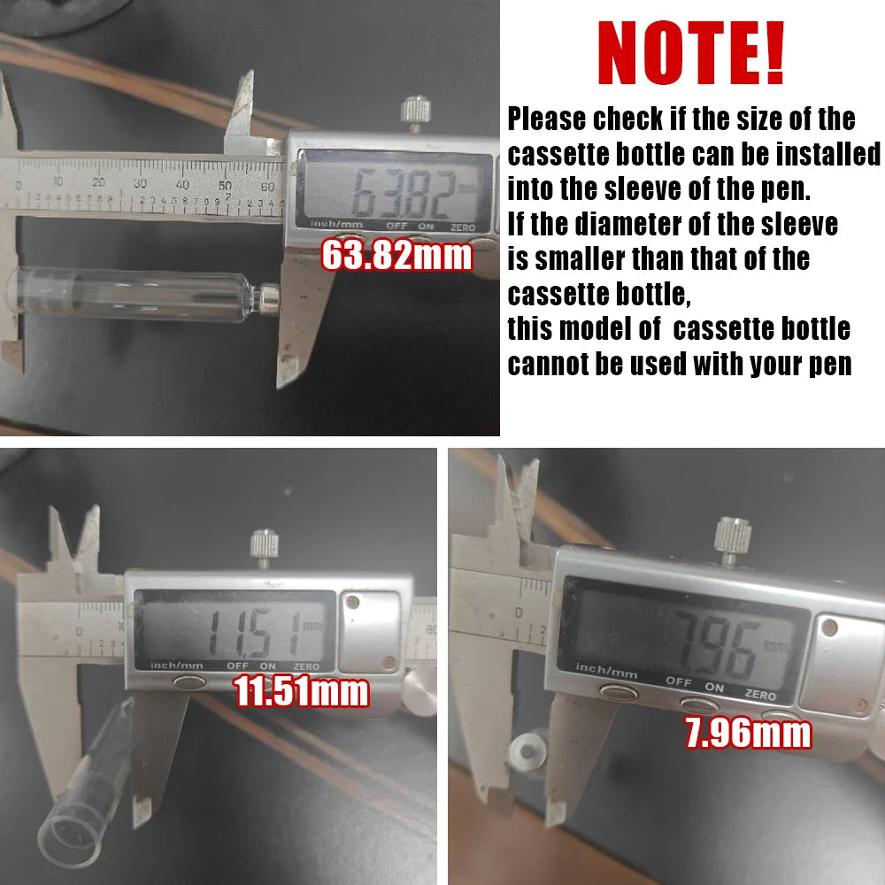 Magic Pen Tattoo Pen Kit Cartridges 3ml Empty Cassette Bottle Individual Packaging Medical Aesthetics for Lilly Insulin Pen