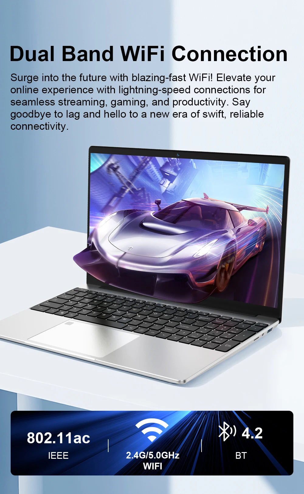 Ninkear N15 Air Laptop 15,6" IPS 1080P IPS Intel N95 3.4Ghz 16GB RAM 512GB SSD General Use Productivity Windows 11 pro Notebook