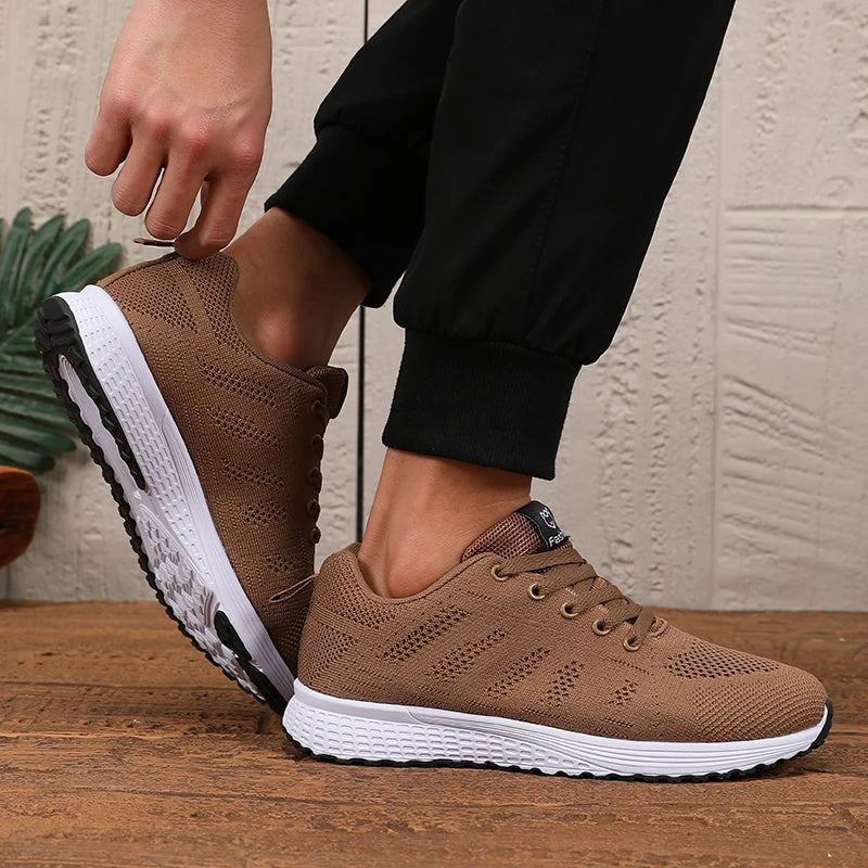 Lightweight Men's Casual Shoes Breathable Comfortable Men's Casual Sneakers 2025 New Outdoor Anti Slip Walking Shoes Sizes 36-44