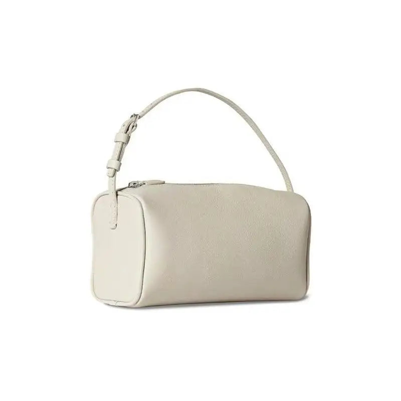 VIELINE Women's  Pencil Bag Pillow Bag Genuine Leather Underarm Hobo Bag Day Clutches Ladies Simple Design Mini Purse