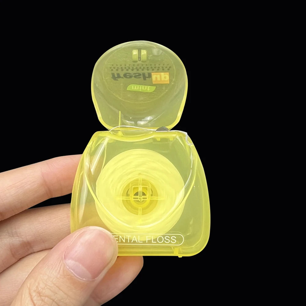 Portable Dental Floss Teeth Clean Oral Care Tooth Cleaner Teeth Gap Cleaning Polymer 50M Clean Wire Mint Toothpick Cleaning