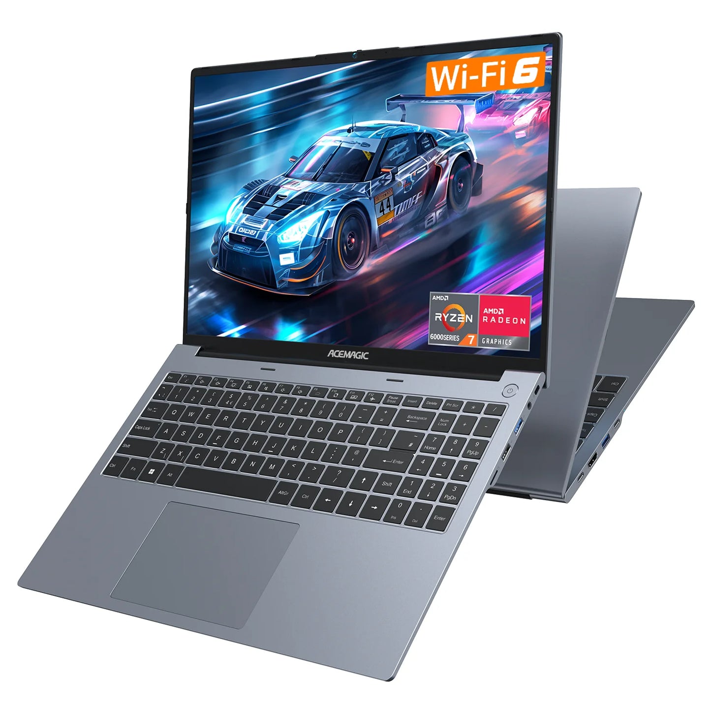 ACEMAGIC ‎RX16 AMD Ryzen 7 6800H 16.1" Ultra Slim 4400MAH Laptop 16GB LPDDR5 RAM 512GB ROM Windows 11Pro BT5.2 Wifi 6 Notebook