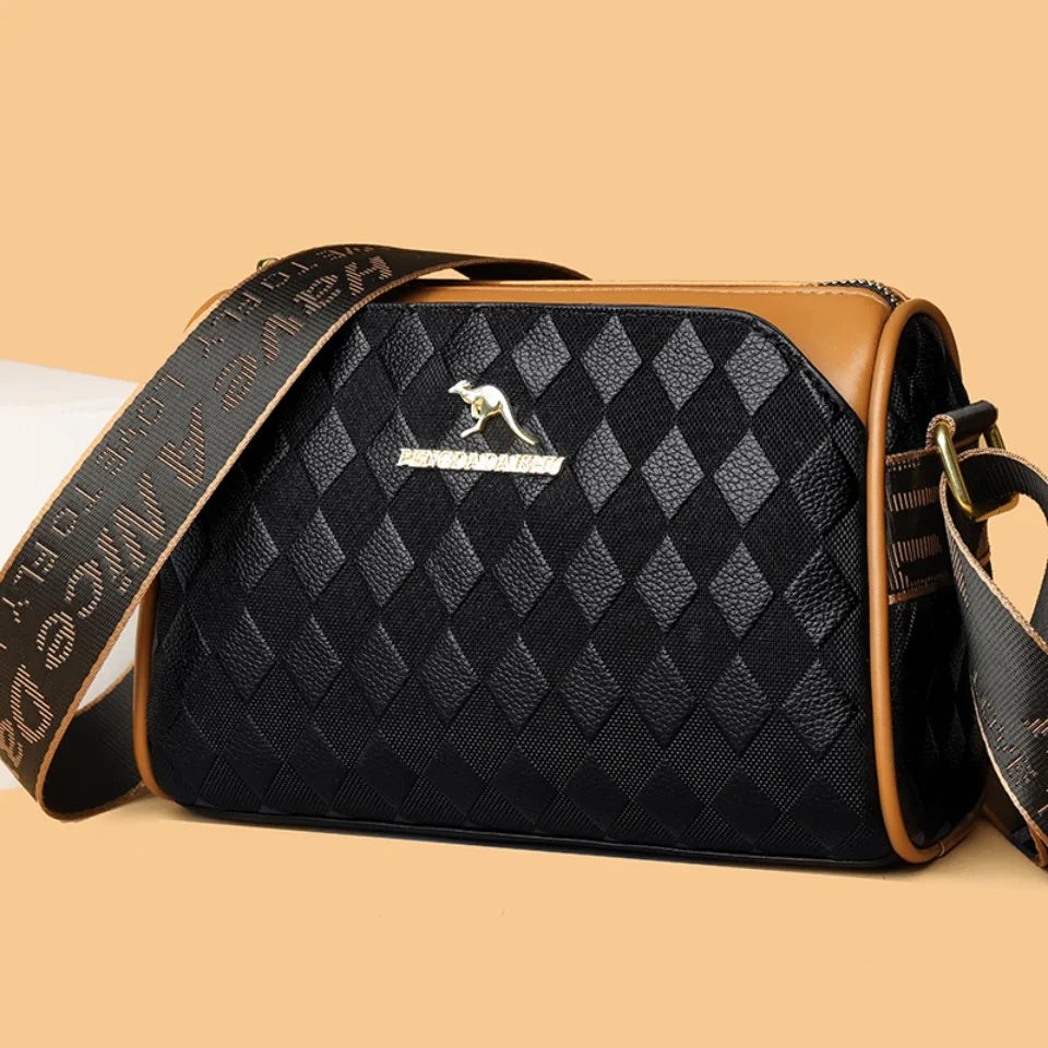 Luxury Handbags Women Bags Designer Crossbody Bags for Women Mother Soft Pu Leather Shoulder Purses Handbag Clutch 3 Layers Sac