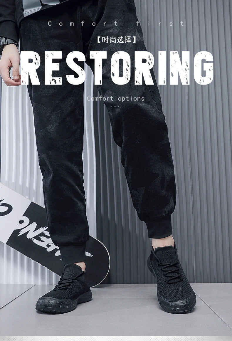 Men Casual Sneakers Summer Breathable Sport Shoes Outdoor Running Shoes male's Mesh Light Comfort Athletic Jogging Walking Shoes