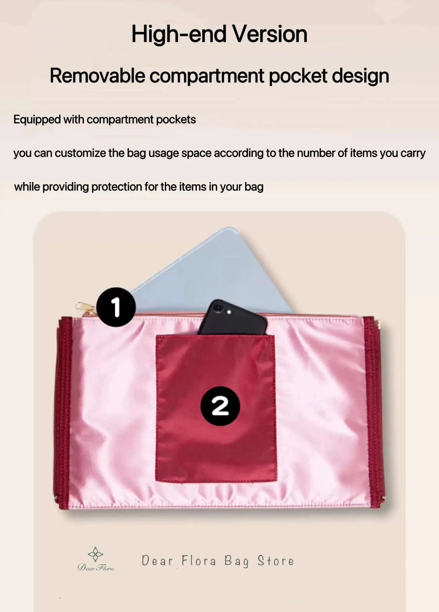 Japanese Sweet Women Ribbon Ita Bag Cute Lolita Girl Transparent Handbags Fashion Large Capacity Tote Bag Aesthetic Shoulder Bag