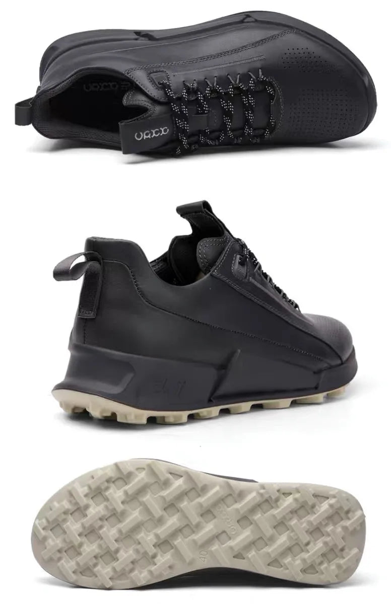 Men's Sneakers Casual Sports Shoes for Men Lightweight Leather Breathable Shoes  Mens Flat White Shoes Zapatillas Hombre