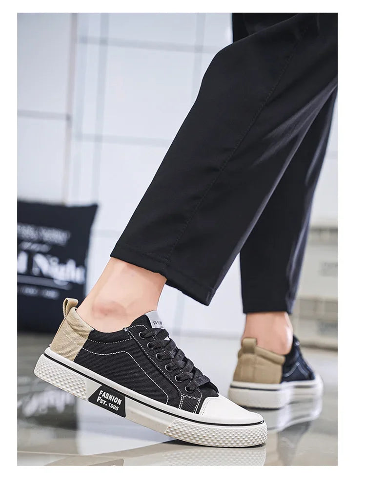 High Quality Men Canvas Shoes Original Designer Casual Shoes Hot Sale Sneakers for Men Platform Vulcanize Shoe Zapatillas Hombre