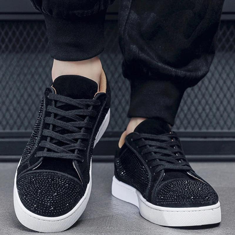 High Quality Mens Sneakers Non-slip Men Casual Shoes Fashion Outdoor Walking Shoe Designer Platform Shoes Lace-up Mens Shoes