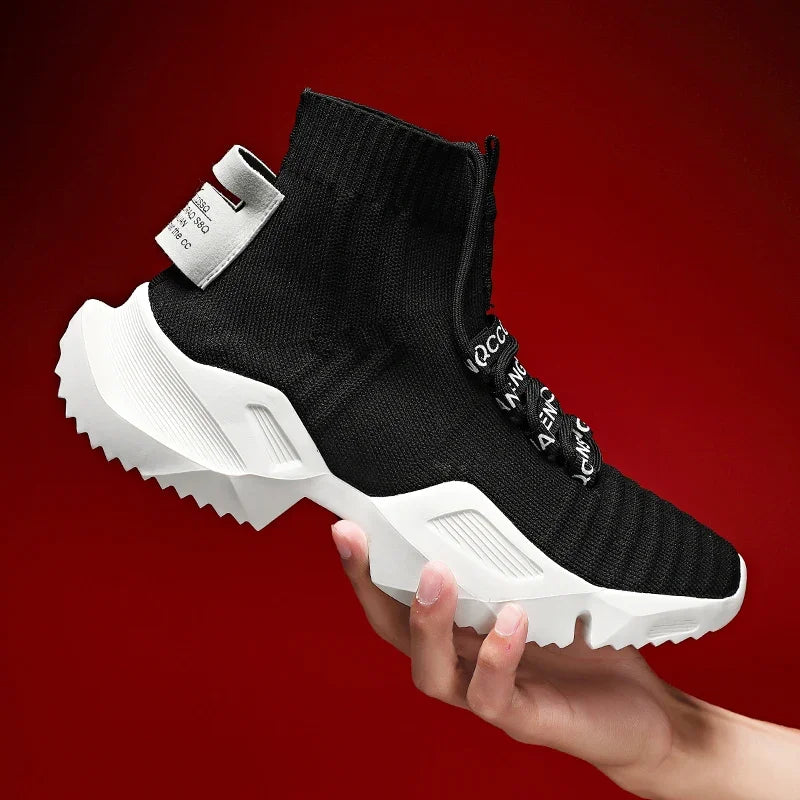Fashion High Quality Men Sneakers Mesh Casual Shoe Men's Lace-up Shoes Lightweight Comfortable Walking Sneaker Men's Sneakers