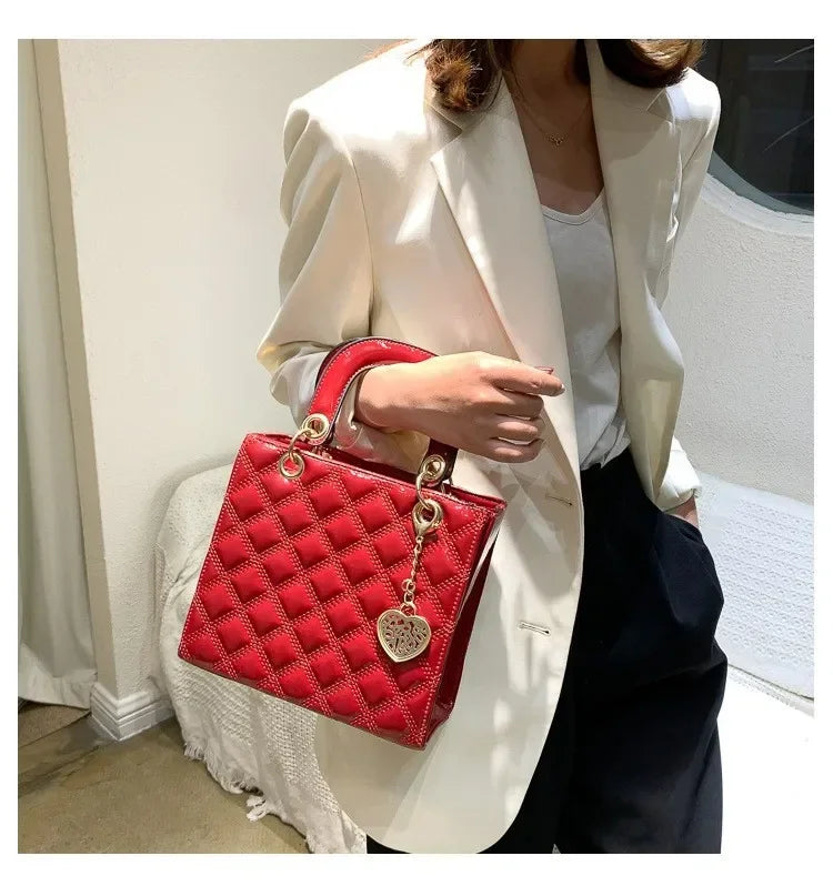 Handbag Women Brand Luxury Totes High Quality Fashion Classic Quilted Square Handle Bag Women Crossbody Shoulder Bags Dropship
