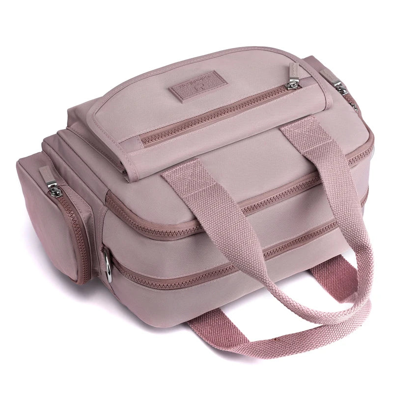 Fashion Multi Pocket Women‘s Handbag Durable Fabric Female Shoulder Bag Large Capacity Girls Shopping Bag Casual Tote SAC