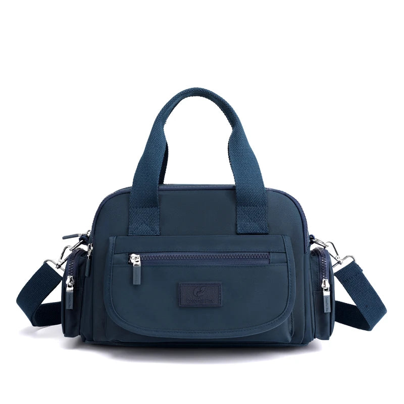 Fashion Multi Pocket Women‘s Handbag Durable Fabric Female Shoulder Bag Large Capacity Girls Shopping Bag Casual Tote SAC