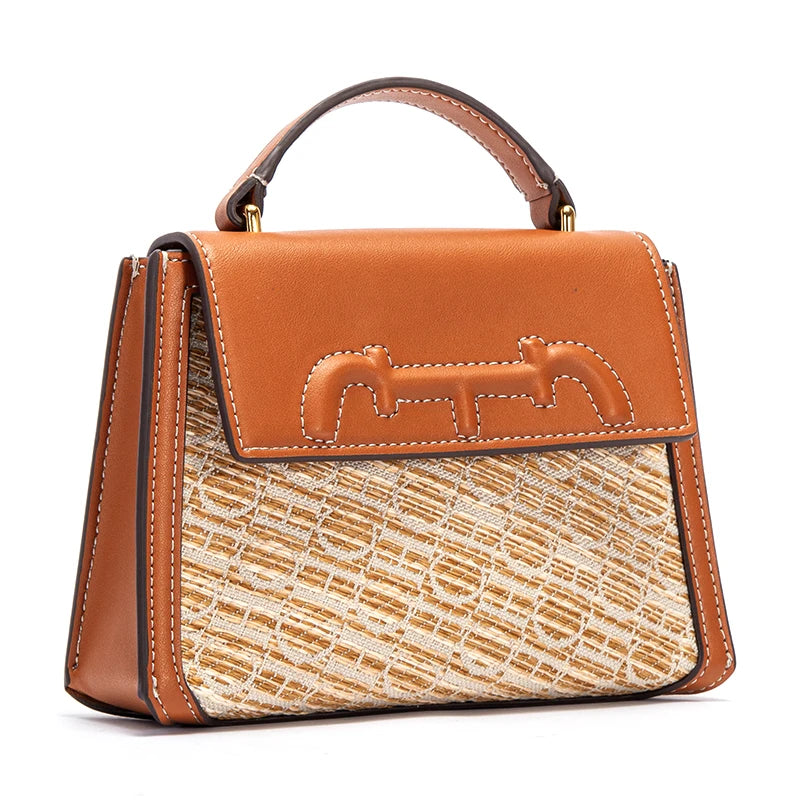 CHCH Women's Shoulder Bag New Handheld Flip Panel Panel Design Handbag